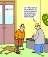 Cartoon: Armer Hund (small) by Karsten Schley tagged tiere,haustiere,mann,männer,gesellschaft,gesundheit