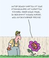 Cartoon: Atommüll (small) by Karsten Schley tagged atomkraft,atommüll,energie,energiewende,garten,gärtner,gesellschaft,politik,deutschland