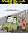 Cartoon: Autonomes Fahren (small) by Karsten Schley tagged autos,ki,technik,individualverkehr,innovationen,forschung,fortschritt,wirtschaft,zukunft,politik