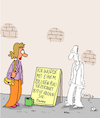 Cartoon: Billig (small) by Karsten Schley tagged billig,armut,unterstützung,spenden,cartoons,zeichnungen,herkunft,status,gesellschaft