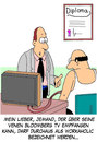 Cartoon: Bloomberg TV (small) by Karsten Schley tagged gesundheit wirtschaft business arbeit arbeitsplatz arbeitnehmer