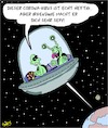 Cartoon: Corona-Virus (small) by Karsten Schley tagged aliens,weltraum,gesundheit,china,krankheiten,viren,corona,sex