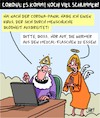 Cartoon: Corona -  immer schlimmer (small) by Karsten Schley tagged corona,panik,medien,gesundheit,pandemie,medizin,politik