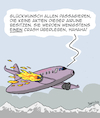 Cartoon: Crash (small) by Karsten Schley tagged aktien,aktienkurse,börse,aktiencrash,spekulation,investoren,anleger,flugzeuge,reisen,unfälle,flugzeugabstürze,medien,wirtschaft,gesellschaft