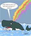 Cartoon: Danke Greta! (small) by Karsten Schley tagged ozeane,greta,natur,umweltschutz,verschmutzung,klima,tiere