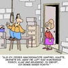 Cartoon: DENKE POSITIV! (small) by Karsten Schley tagged leben,positiv,optimismus,männer,frauen,liebe,ehe,familie