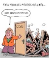 Cartoon: Die CDU nach Merkel (small) by Karsten Schley tagged merkel,cdu,erbe,politik,werte,inhalte,konservative,macht,kanzlerschaft,gesellschaft,deutschland