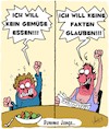 Cartoon: Dumm gelaufen... (small) by Karsten Schley tagged fake,news,faktenleugnung,medien,besorgt,bildung,ernährung,gemüse,gesellschaft,europa,politik,deutschland