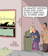 Cartoon: Elitär (small) by Karsten Schley tagged armut,einkommen,snobismus,geld,ernährung,manieren,politik,gesellschaft