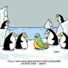Cartoon: Erfolg!! (small) by Karsten Schley tagged tiere,natur,pinguine,eis,papageien,polizei,undercoveragenten,ermittlungen,verbrechen,klima