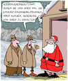Cartoon: Erklärung (small) by Karsten Schley tagged weihnachten,weihnachtsmann,behörden,vorschriften,bürokratie,formulare,datenschutz,verbraucherschutz,politik,religion,geschenke,gesellschaft