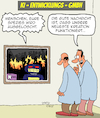 Cartoon: Es funktioniert!! (small) by Karsten Schley tagged ki,menschheit,technik,forschung,entwicklung,wissenschaft,zukunft,erde,medien,gesellschaft