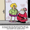 Cartoon: Extra (small) by Karsten Schley tagged weihnachten,männer,frauen,prostitution,jobs,weihnachtsmann,strafe,rute,mythen,geld,wirtschaft,gesellschaft
