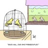 Cartoon: Freiberufler (small) by Karsten Schley tagged selbstständigkeit,arbeit,arbeitnehmer,tiere,vögel,natur,business,wirtschaft