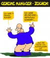 Cartoon: Geheime Manager-Zeichen (small) by Karsten Schley tagged business,geld,wirtschaft,manager