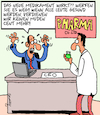 Cartoon: Gesundheit (small) by Karsten Schley tagged pharma,forschung,wissenschaft,gesundheit,profite,medikamente,wirtschaft,gesellschaft
