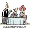 Cartoon: Gleichberechtigung tut Not!! (small) by Karsten Schley tagged frauen,männer,gleichberechtigung,emanzipation,gastronomie,restaurants,rechnungen,bezahlung,geld,zahlen