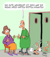 Cartoon: Gute Neuigkeiten (small) by Karsten Schley tagged ehe,beziehungen,männer,frauen,liebe,medizin,ärzte,patienten,operationen,rettung,forschung,wissenschaft