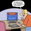Cartoon: Hass!! (small) by Karsten Schley tagged internet,computer,chatrooms,social,media,technik,kommentare,hasskommentare,benehmen,masochismus