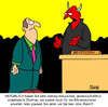 Cartoon: Hölle (small) by Karsten Schley tagged beziehung,liebe,mann,frau,tod,religion,sterben,gesellschaft,ehe
