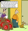 Cartoon: Hundefutter (small) by Karsten Schley tagged tiere,wirtschaft,internet,computer,gesellschaft,geld,kredit,kreditwirtschaft,banken,hunde