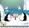 Cartoon: Ice may be slippery! (small) by Karsten Schley tagged global,warming,animals,justice