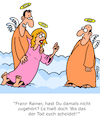 Cartoon: Immer gut zuhören! (small) by Karsten Schley tagged liebe,tod,männer,frauen,himmel,seitensprung,ehe,heirat,beziehungen