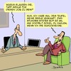Cartoon: Job-Qualifikation (small) by Karsten Schley tagged wirtschaft,jobs,bewerbungen,business,arbeitgeber,arbeitnehmer,qualifikation,härte,kompetenz,verkaufen,geld