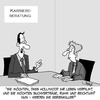 Cartoon: Karriereberatung (small) by Karsten Schley tagged karriere,business,erfolg,ruhm,reichtum,geld,kriminalität,mörder,killer,beratung,consultants