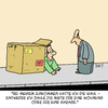 Cartoon: Klare Entscheidung! (small) by Karsten Schley tagged miete,wohnungsmarkt,mietenspiegel,wohnraum,einkommen,gehalt,wirstchaft,immobilien