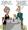 Cartoon: Liebe (small) by Karsten Schley tagged liebe,männer,frauen,beziehungen,heiraten,kredit,kreditkarten,geld,wirtschaft,business