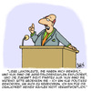 Cartoon: Liebe Landsleute! (small) by Karsten Schley tagged politik,politiker,wahlen,wähler,parteien,demokratie,verantwortung,geld,intelligenz