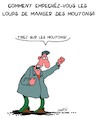 Cartoon: Loups et Moutons (small) by Karsten Schley tagged mouton,loups,betes,environnement,elevage,sexe,politique