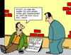 Cartoon: Motivation (small) by Karsten Schley tagged arbeitnehmer,arbeitgeber,arbeitslosigkeit,gesellschaft,wirtschaft,geld