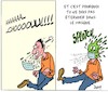 Cartoon: Ne le faites pas ! (small) by Karsten Schley tagged coronavirus,masques,reglementations,societe,medecine