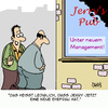 Cartoon: NEU!! (small) by Karsten Schley tagged liebe,beziehungen,ehe,männer,frauen,scheidung,heirat,kneipen,pubs,bars,business