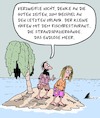 Cartoon: Nicht verzweifeln! (small) by Karsten Schley tagged inseln,schiffbruch,einsamkeit,urlaub,strand,meer,fisch,männer,frauen,beziehungen