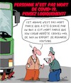 Cartoon: Pensez logiquement! (small) by Karsten Schley tagged covid19,morts,sante,politique,youtube,fake,news,medias,internet