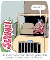 Cartoon: Securite routiere (small) by Karsten Schley tagged transport,technique,conducteurs,chats,economie,industrie