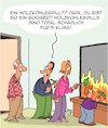 Cartoon: So ein Boomer!! (small) by Karsten Schley tagged umweltschutz,grillen,holzkohle,boomer,ernährung,klima,politik,medien,gesellschaft