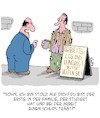 Cartoon: Stolz! (small) by Karsten Schley tagged familie,karriere,politik,arbeit,arbeitslosigkeit,ausbildung,studium,jugend,armut,gesellschaft