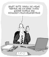Cartoon: Termine (small) by Karsten Schley tagged ceos,termine,meetings,gesundheit,manager,business,wirtschaft,büro,management,gesellschaft