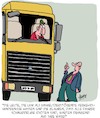 Cartoon: Umweltschädlich (small) by Karsten Schley tagged umwelt,verkehr,lkw,transport,bestellungen,shopping,fahrermangel,politik,wirtschaft,business,systemrelevanz,gesellschaft