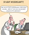 Cartoon: Unabhängige Wissenschaft (small) by Karsten Schley tagged wissenschaft,business,budgets,geldgeber,gewinne,forschung,wirtschaft,gesellschaft,medien,unabhängigkeit