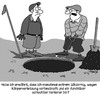 Cartoon: Verlierer (small) by Karsten Schley tagged sport,natur,golf,golfspieler,männer,gesellschaft,deutschland