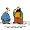 Cartoon: Vorsicht ist besser (small) by Karsten Schley tagged rauchen,raucher,nichtraucher,gesundheit,gesellschaft,zigaretten,feuer,bärte,unfälle
