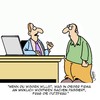 Cartoon: Wer weiss...?? (small) by Karsten Schley tagged wirtschaft,information,business,büro,arbeit,jobs,arbeitgeber,arbeitnehmer,informationspolitik,kommunikation,mitarbeiter