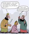Cartoon: Zivilisierte Taliban (small) by Karsten Schley tagged taliban,zivilisation,frauen,gendern,impfungen,gesellschaft,religion