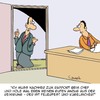 Cartoon: Zum Rapport! (small) by Karsten Schley tagged business,arbeit,arbeitgeber,arbeitnehmer,vorgesetzte,reviews,büro,industrie,verkäufer,umsätze,reportings,karriere