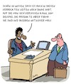 Cartoon: Zuverlässigkeit (small) by Karsten Schley tagged business,zuvelässigkeit,verkäufer,büro,wirtschaft,produktqualität